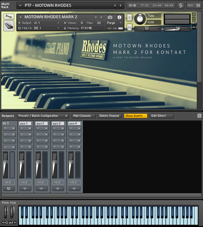 Past To Future - Motown Rhodes Mark 2 For Kontakt - Image 2